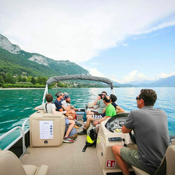 Bateau avec chauffeur privatif lac d'Annecy