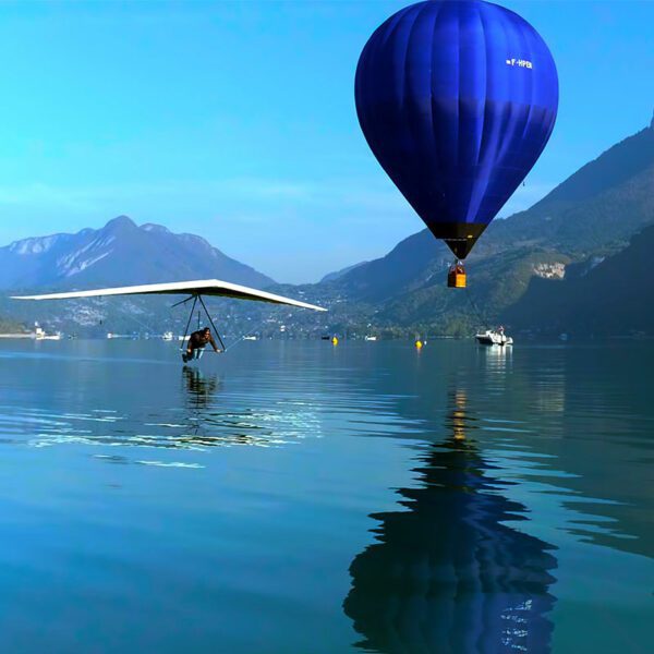 Vol en montgolfière à Annecy et au dessus des Aravis